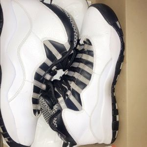 Air Jordan Retro 10 Silver/ Black